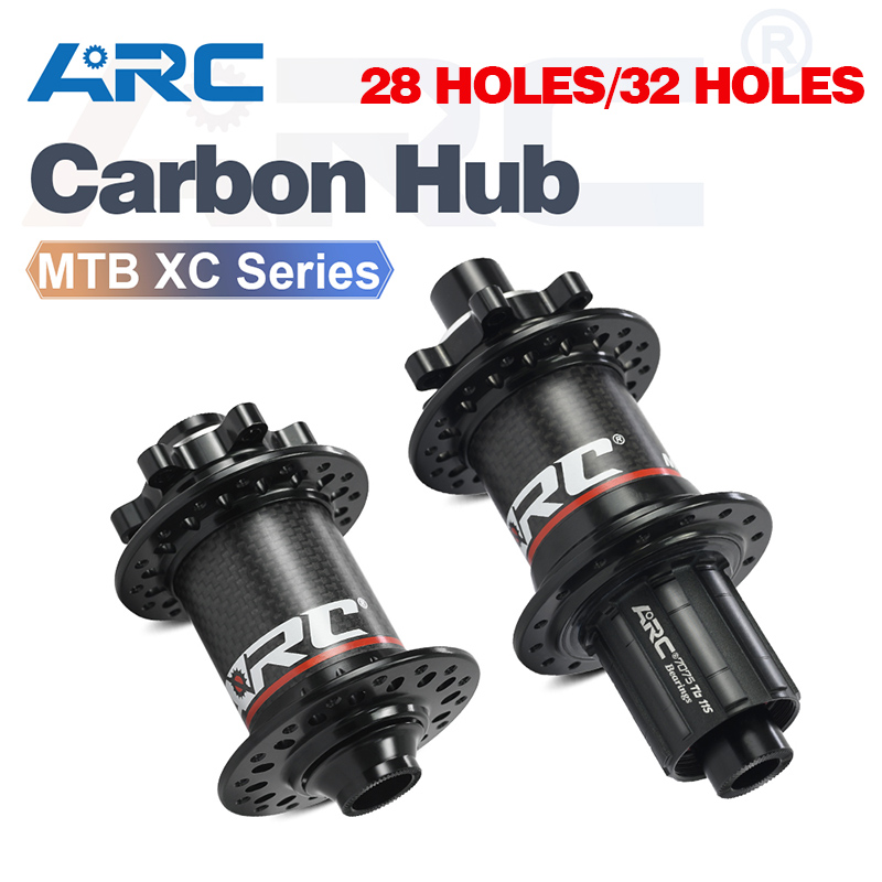Dynamo Hub Front - Arc-カーボンファイバー自転車ディスクハブ,28穴,32穴,6ベアリングハブ,フロント9x100, 15x100,リア10x135, 12x142,mtb hg 8-12v