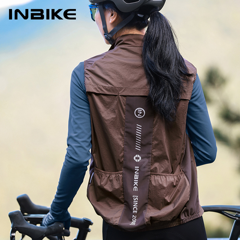Cycling Commuter Jacket - 女性用反射サイクリングベスト,ノースリーブウインドブレーカー,レインジャケット,マウンテンバイクウェア,ランニング,反射ポケット