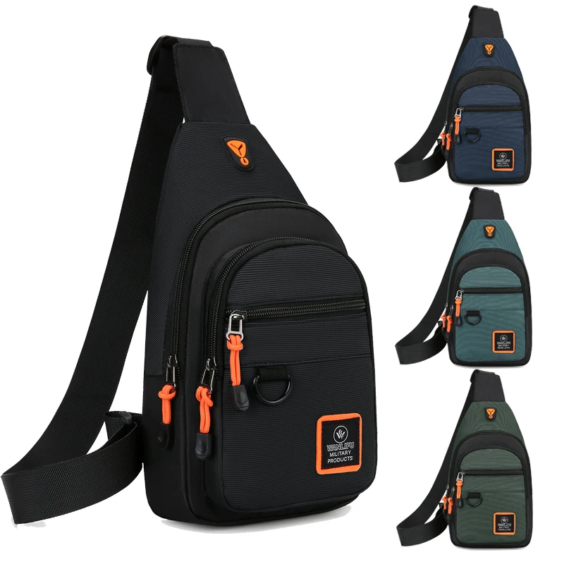 Cycling Commute Bag - 新しいメンズチェストバッグメンズレジャーアウトドアハイキングバイクショルダーバッグ防水スポーツクロスボディバッグ旅行バックパックショルダーバッグ