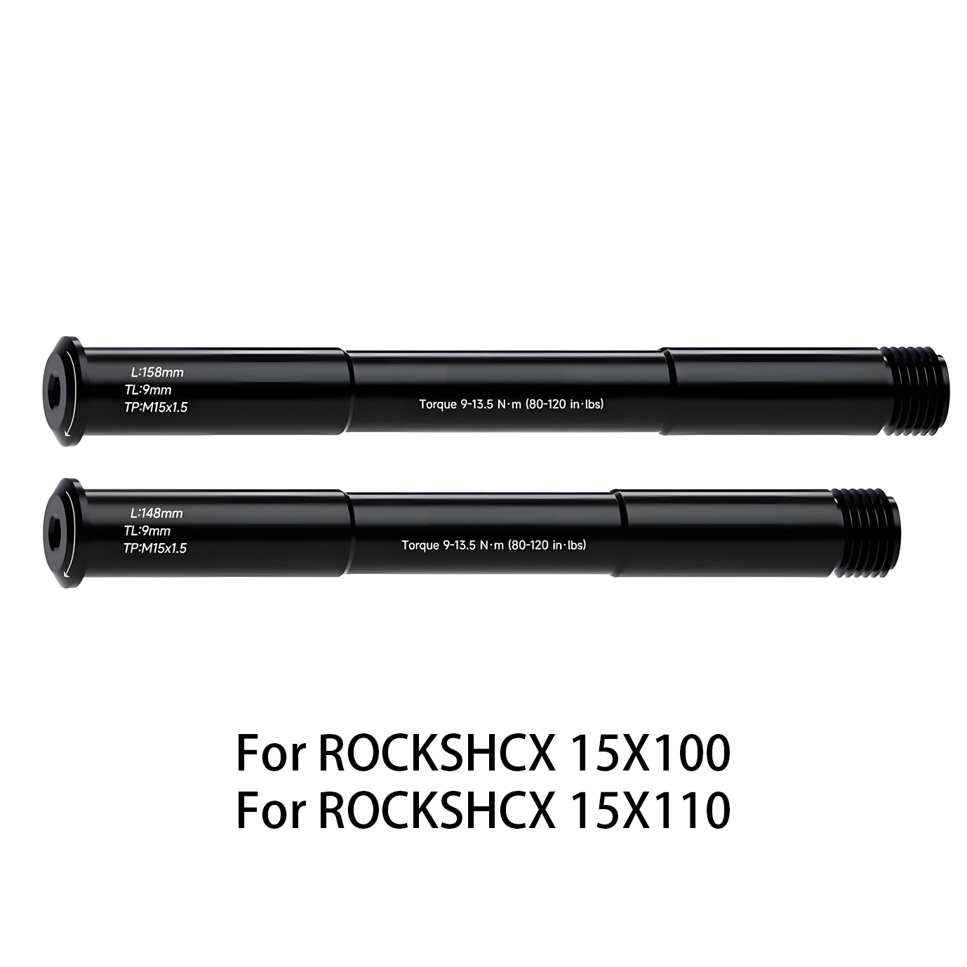 Dynamo Hub Front - マウンテンバイク スルーアクスル 158mm フロントハブ チューブブーストシャフト ROCK