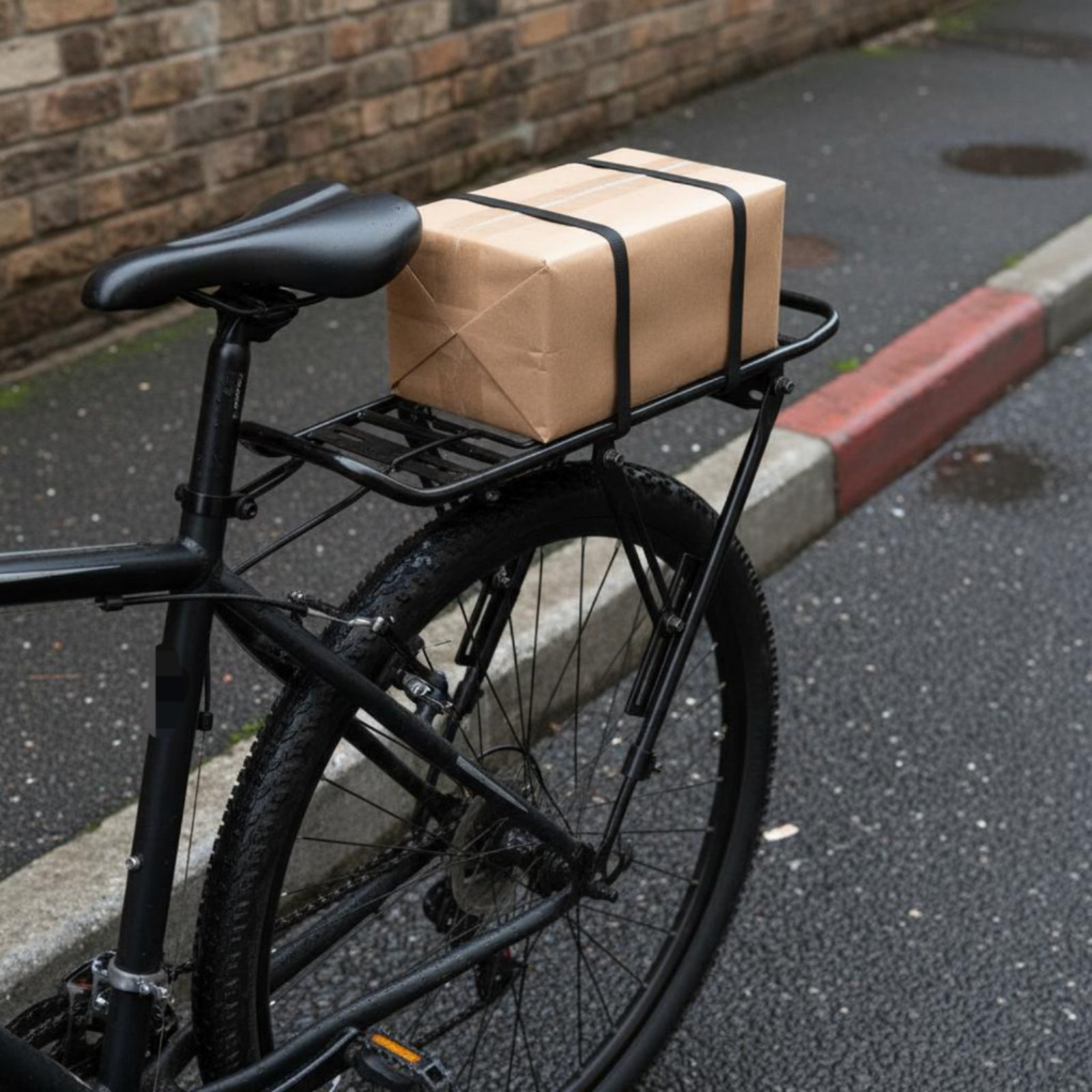 Cycling Commute - ファストリリース自転車ラック 調節可能なリア自転車ラック 二輪車用荷物キャリア 通勤用軽量サイクリング用品