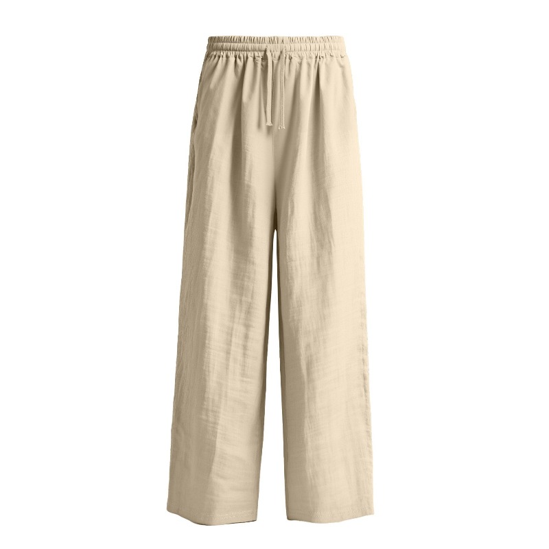 Cycling Commute Pants - メンズ通気性速乾カジュアルスポーツパンツ、リネン生地製、ドローストリングデザイン、毎日の通勤やサイクリングに最適