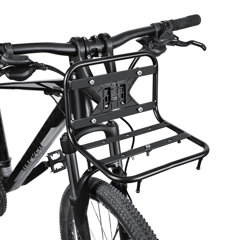 Cycling Commute Bag - 自転車フロントラックアルミ合金多機能自転車フロントラックMTBロードバイクバッグラックアウトドアサイクリングアクセサリー