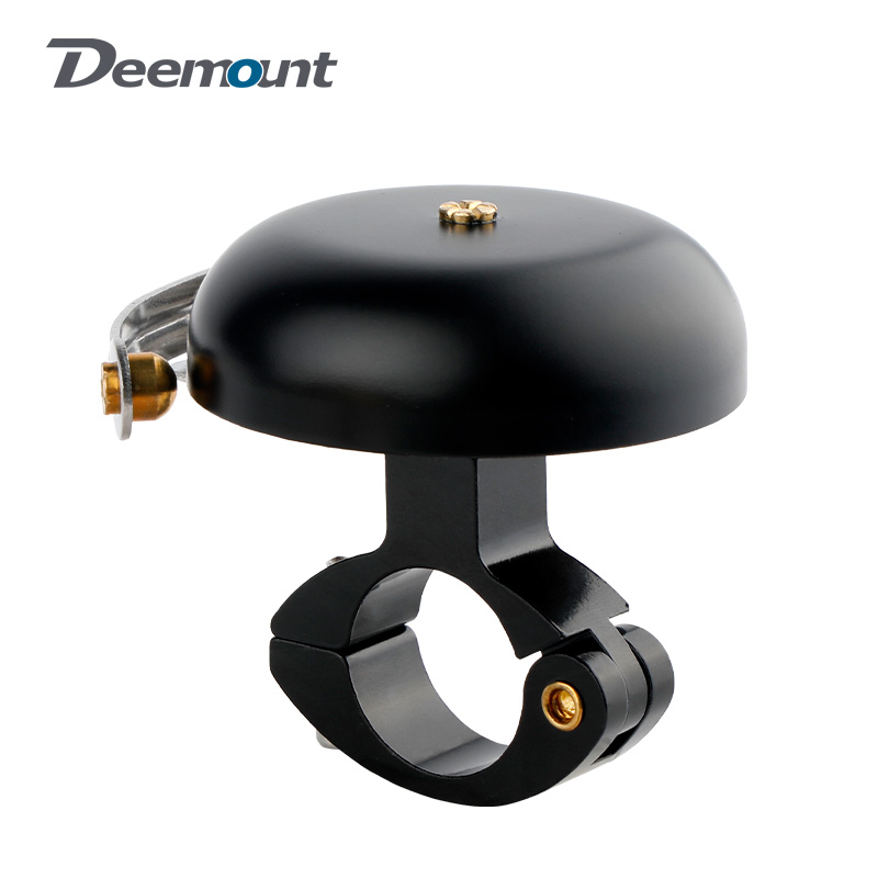 Bell Handlebar Ring - Deemount-真ちゅう製ベル,クラシック,サイクルハンドルバーマウント,陽極酸化,55mm,85g,ハイピッチリング,鮮明なノイズ警告