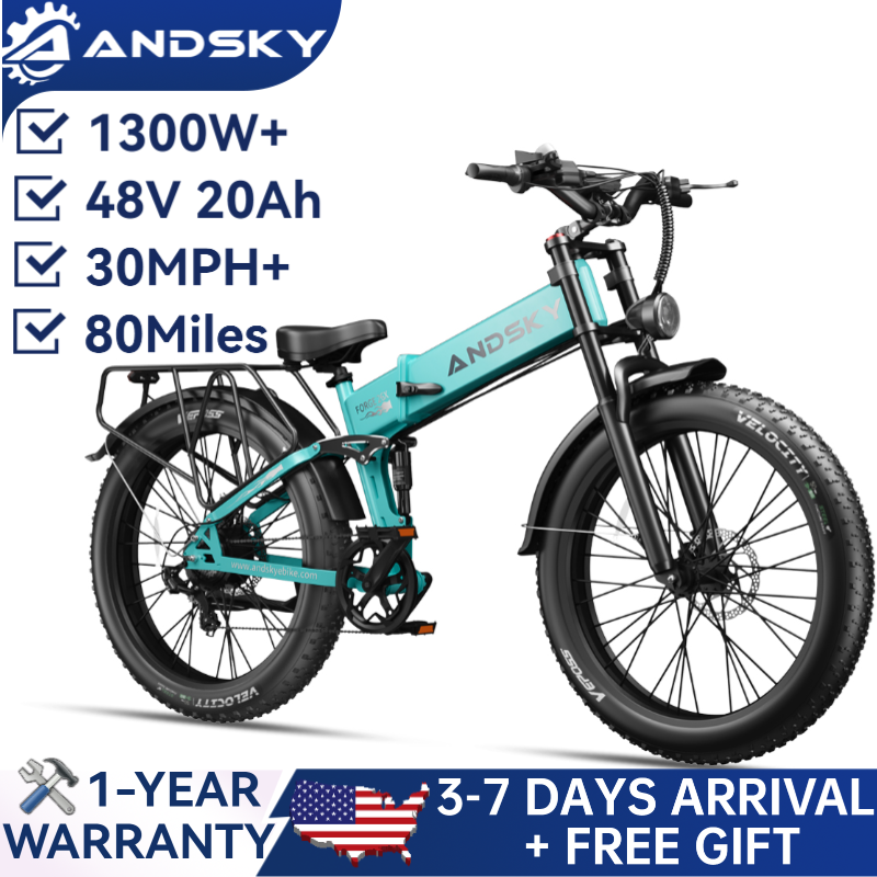 ANDSKY Forge 26インチ折りたたみ式電動自転車  - Commuting On Mountain Bike のレビューと価格