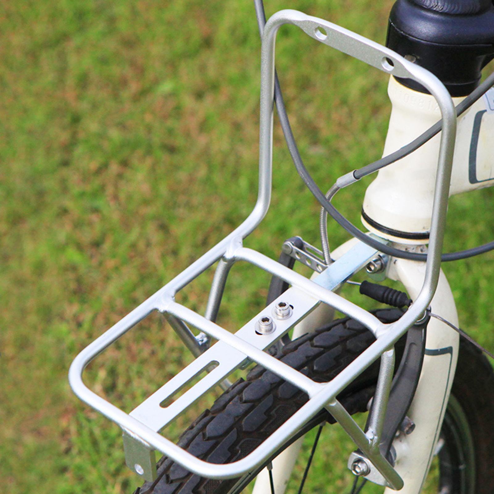 自転車フロントラック アルミ合金キャリア ヘビーデューティー - Cargo Rack Aluminum のレビューと価格