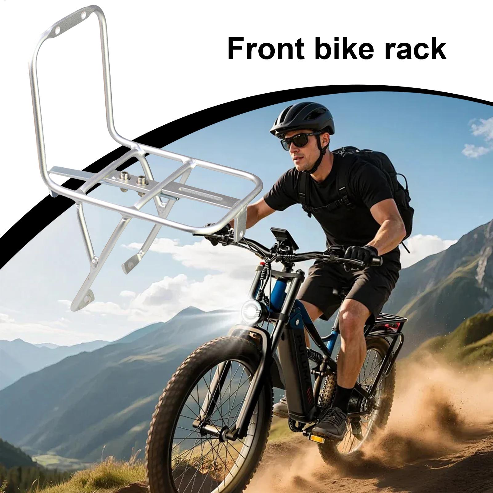 自転車フロントラック アルミ合金キャリア ヘビーデューティー - Cargo Rack Aluminum のレビューと価格