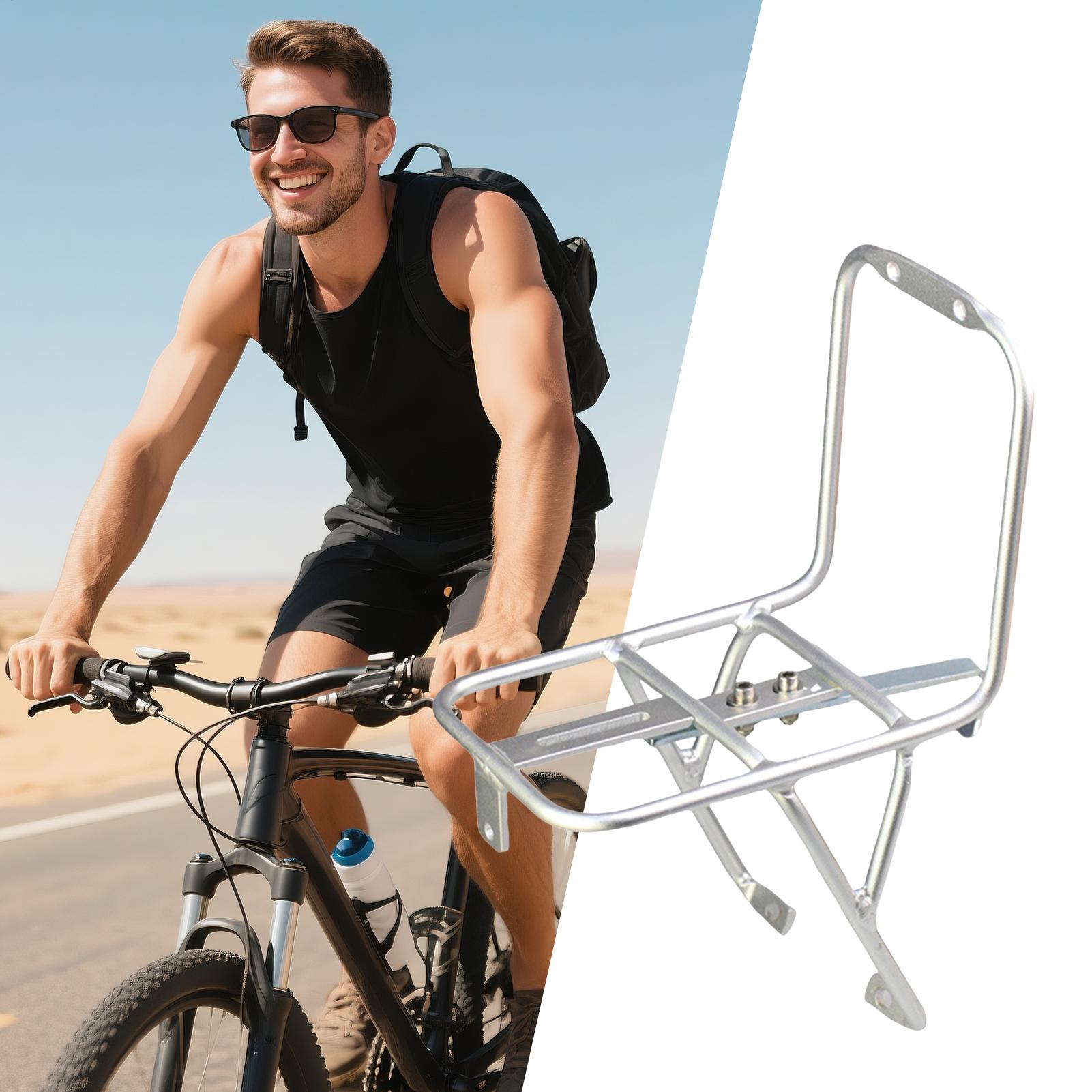 自転車フロントラック アルミ合金キャリア ヘビーデューティー - Cargo Rack Aluminum のレビューと価格