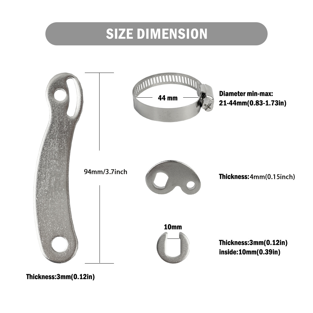 2セットのトルクアーム変換キットM14、電動自転車のフロント - Dynamo Hub Front のレビューと価格