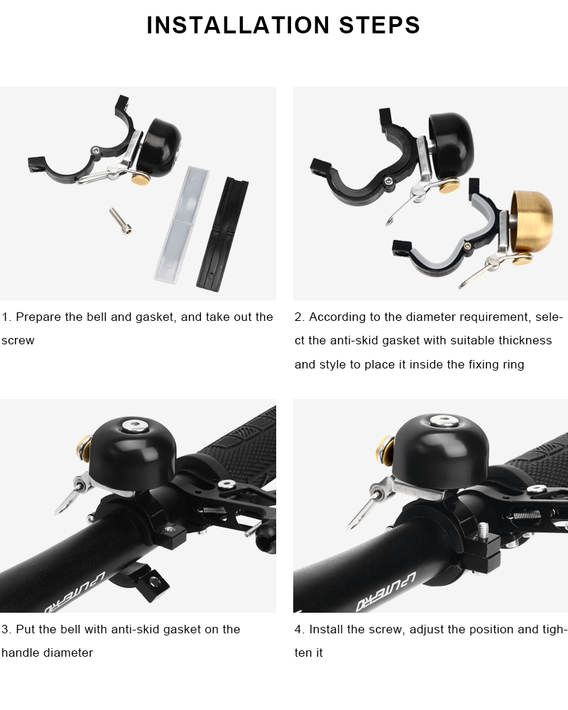 レトロ自転車ベル銅クラシッククリア大音量 MTB マウンテン - Bell Handlebar Ring のレビューと価格