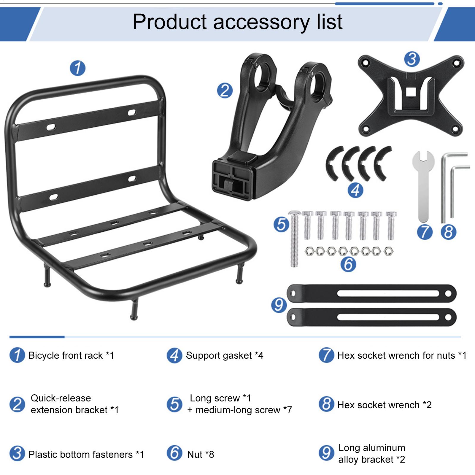 フロントバイクラッククイックリリースホルダーバイクカーゴラッ - Cargo Rack Aluminum のレビューと価格