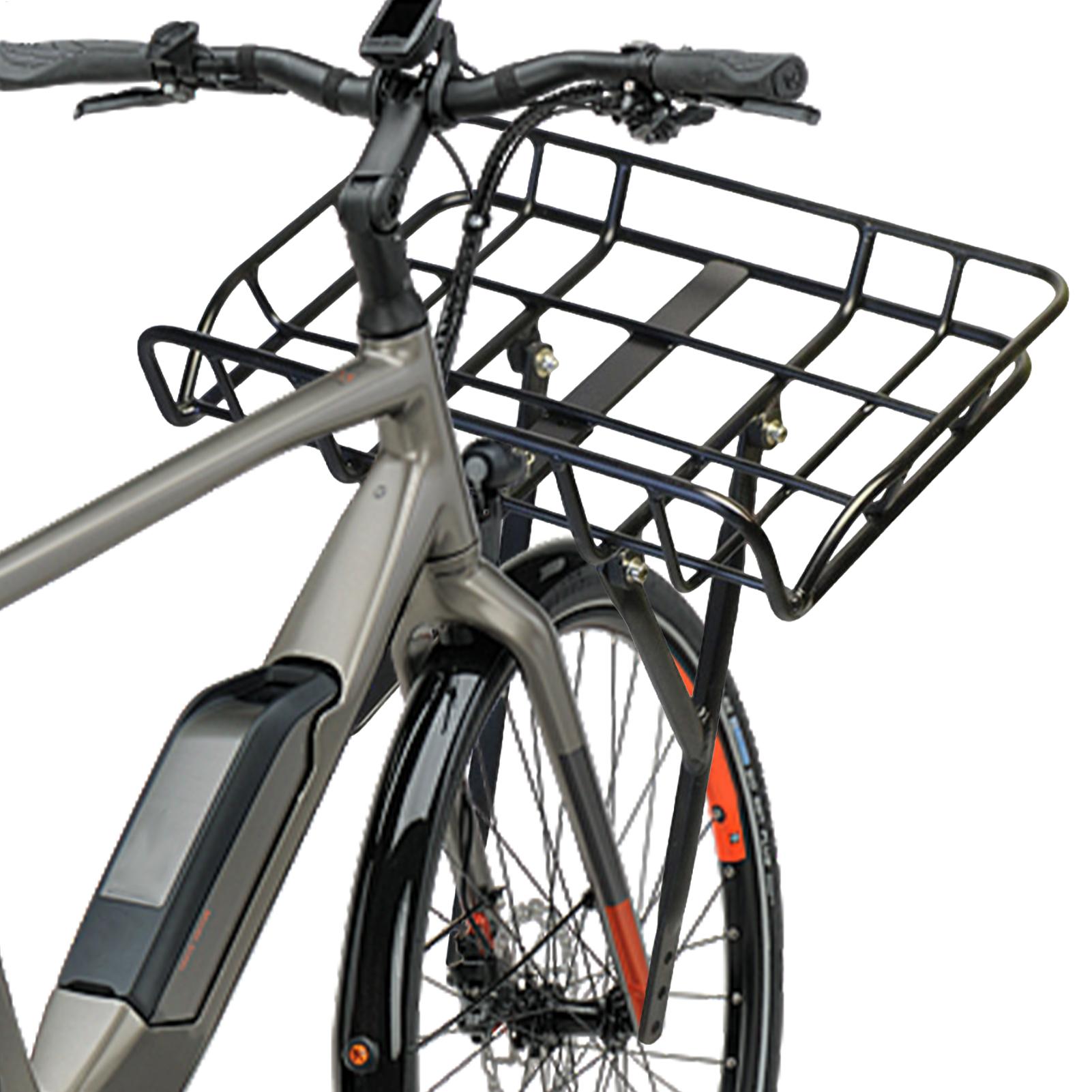 クイックリリース式フロントバイクバスケット 大容量メタルカー - Cargo Rack Aluminum のレビューと価格