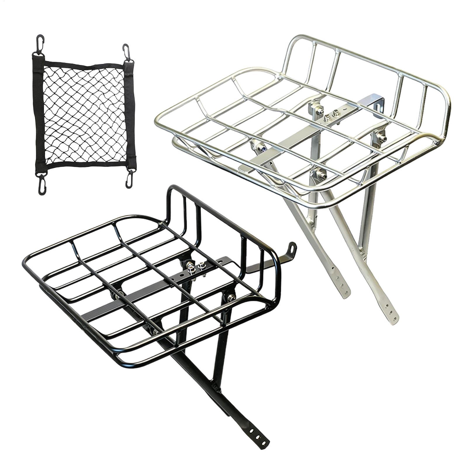 クイックリリース式フロントバイクバスケット 大容量メタルカー - Cargo Rack Aluminum のレビューと価格