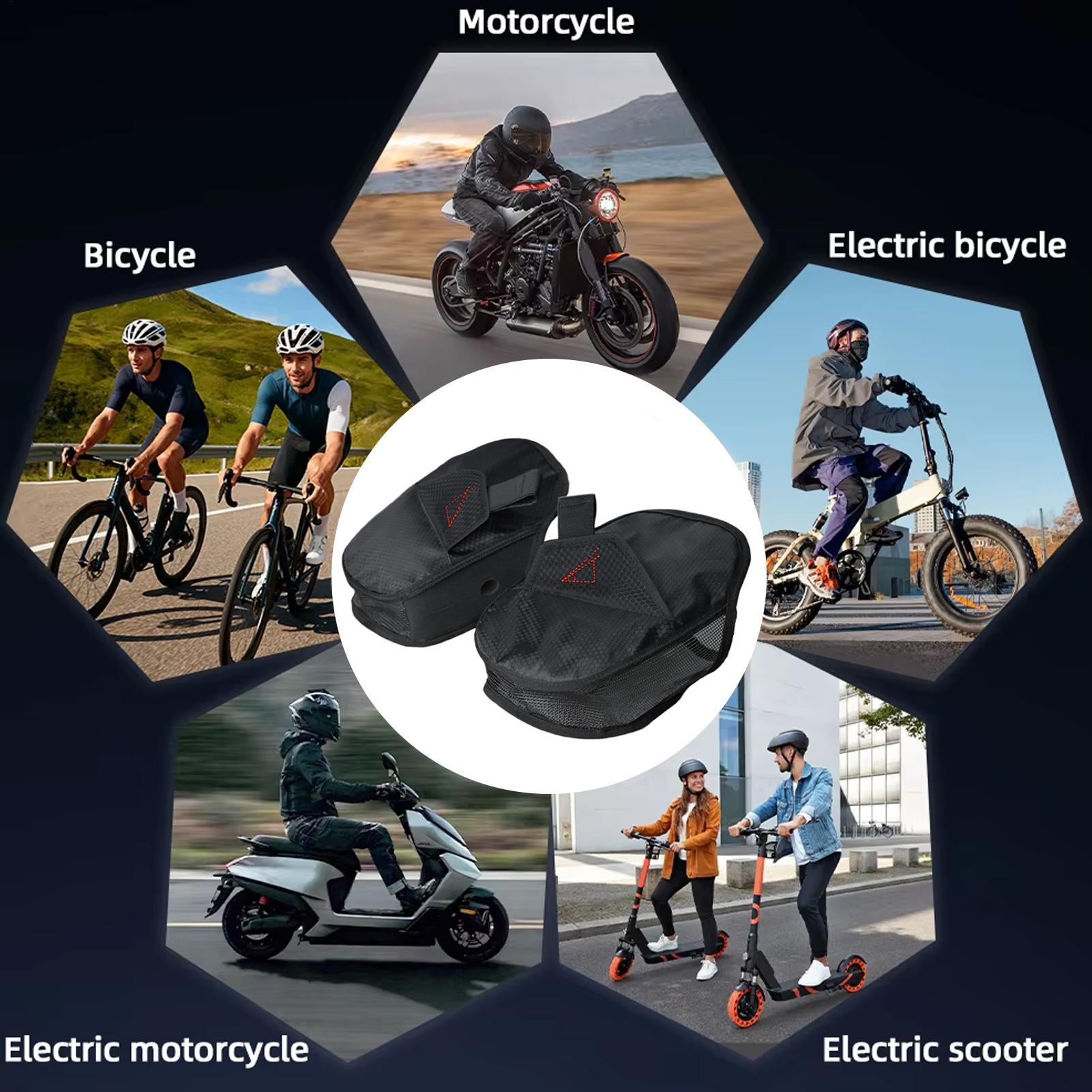 ハンドルバーマフ通気性メッシュガントレットバイクミトンスクー - Cycling Commute Distance のレビューと価格