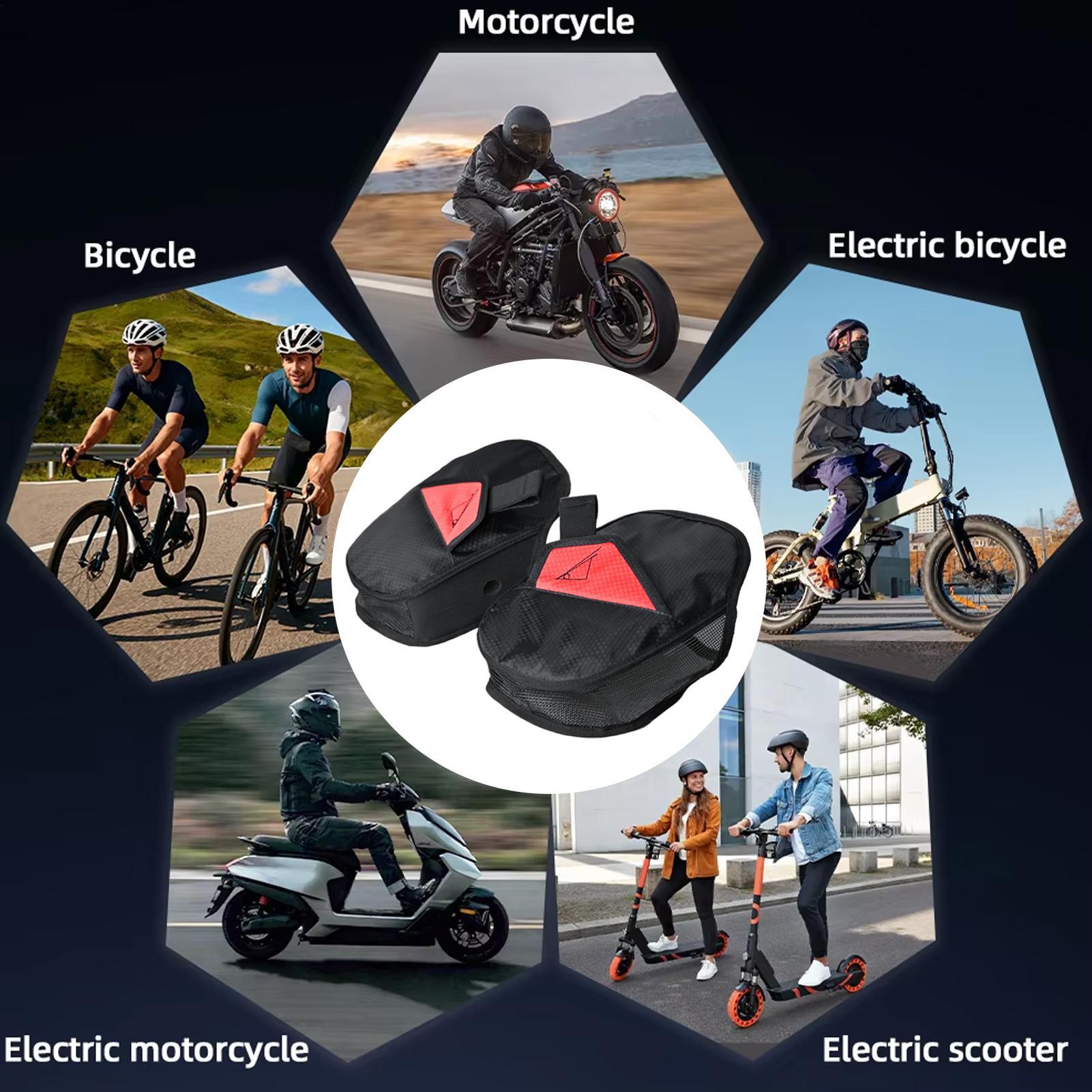 ハンドルバーマフ通気性メッシュガントレットバイクミトンスクー - Cycling Commute Distance のレビューと価格