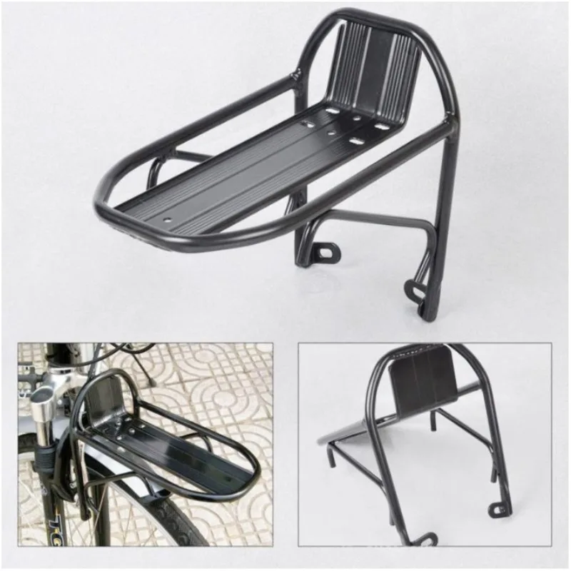 自転車フロントラック アルミ合金製荷物キャリアラック マウン - Cargo Rack Aluminum のレビューと価格
