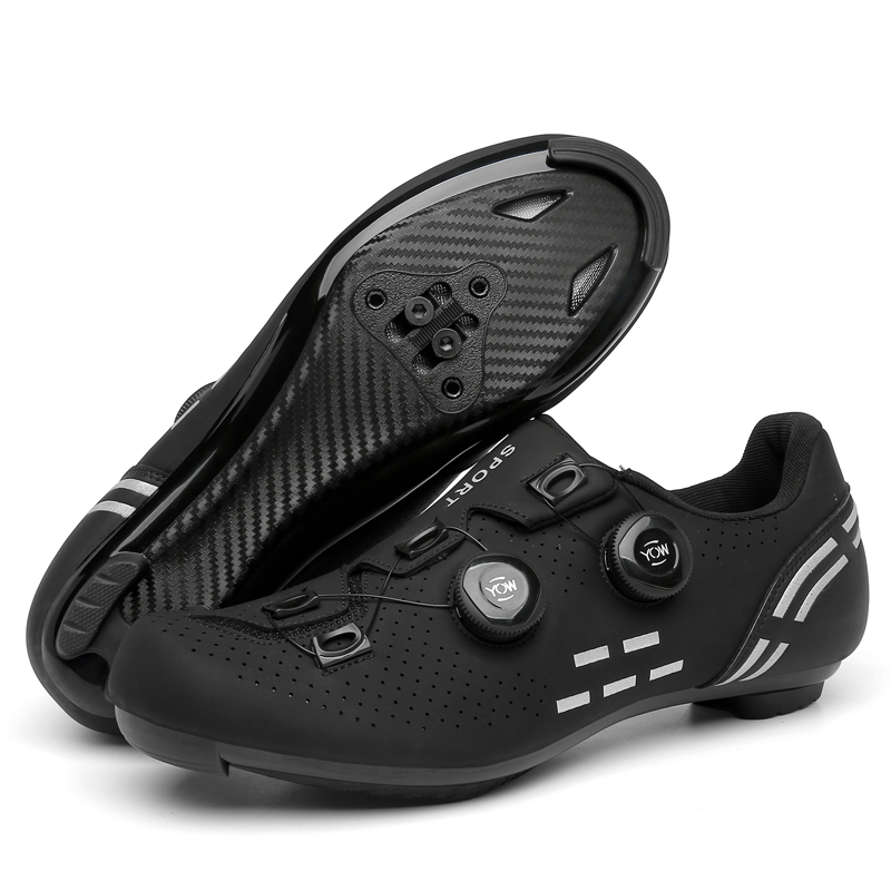 ユニセックス SPD ロードレーシングペダル耐摩耗性サイクリ - Cycling Commuter Shoes のレビューと価格