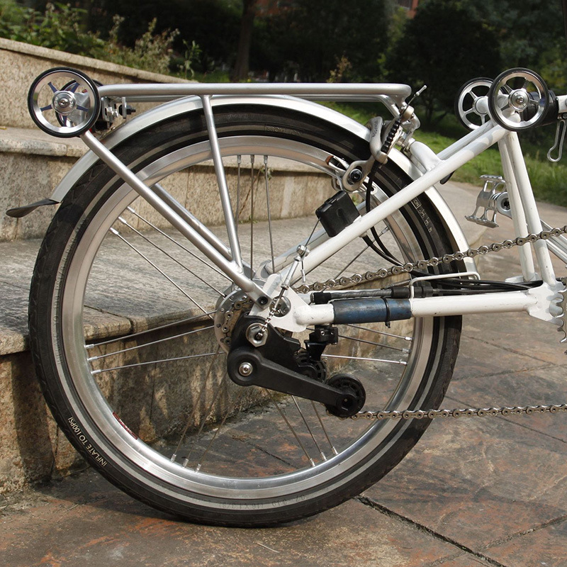 ブロプトン用ラゲッジキャリア,折りたたみ式バイクリアラック, - Cargo Rack Aluminum のレビューと価格