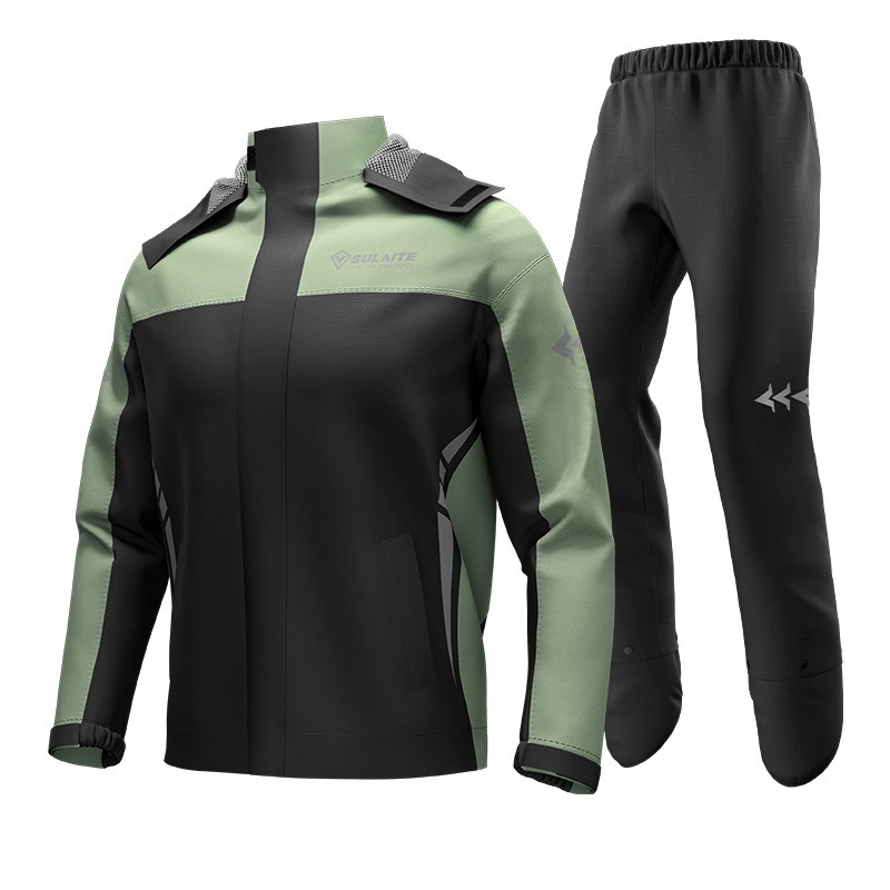 オックスフォード製バイク用レインスーツ 防水ジャケット＆パン - Cycling Commute Pants のレビューと価格