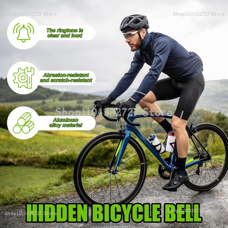 目に見えない合金自転車ベル大音量クリアサウンド警告アラームユ - Bell Handlebar Ring のレビューと価格