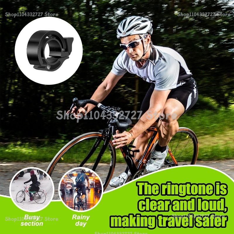 目に見えない合金自転車ベル大音量クリアサウンド警告アラームユ - Bell Handlebar Ring のレビューと価格