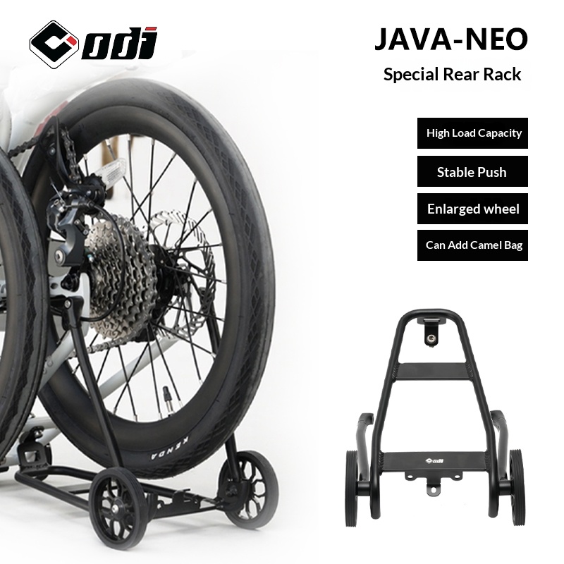ODIスペシャルリアラック JAVA NEO 16インチ/2 - Cargo Rack Aluminum のレビューと価格