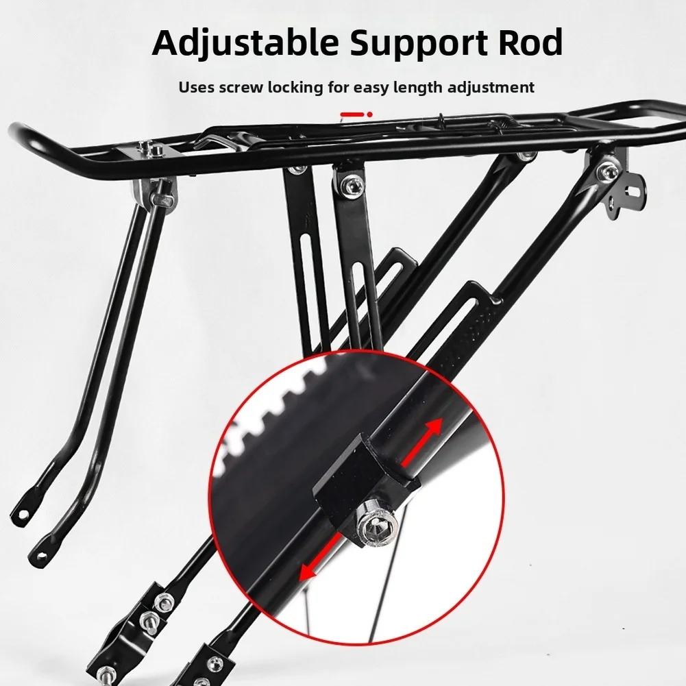 自転車リアラックディスクブレーキ用アルミ合金自転車ヘビーデュ - Cargo Rack Aluminum のレビューと価格