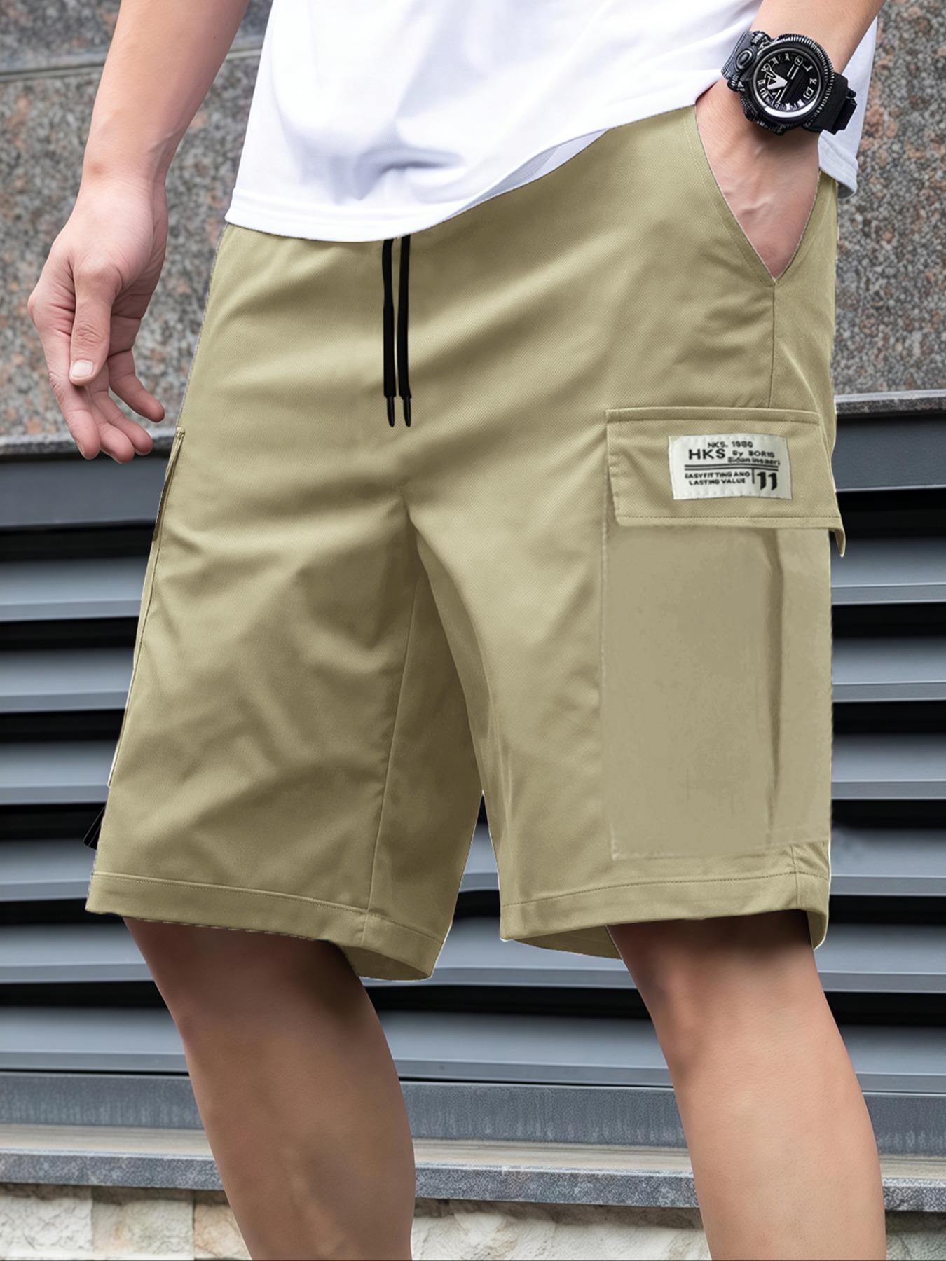 メンズ無地カジュアルスポーツショーツ、肌に優しい生地、吸湿性 - Cycling Commute Pants のレビューと価格