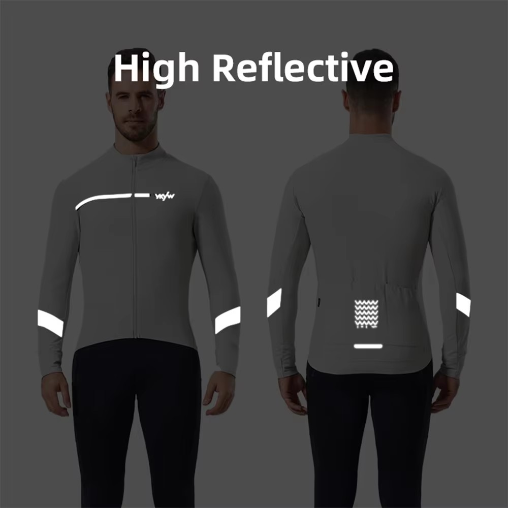 YKYWBIKE メンズ 冬用サイクリングジャージ 暖かいロ - Cycling Commuter Jacket のレビューと価格