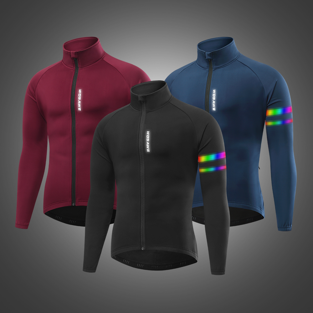 WOSAWE メンズサーマルウィンターサイクリングジャケット - Cycling Commuter Jacket のレビューと価格